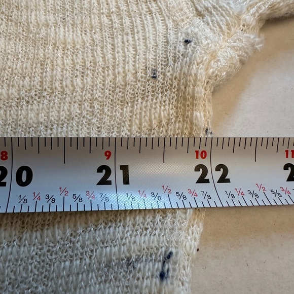 Billabong Beach Bliss Sweater with Hood Womens Size S/P White Cap Black Flecks - Picture 10 of 12